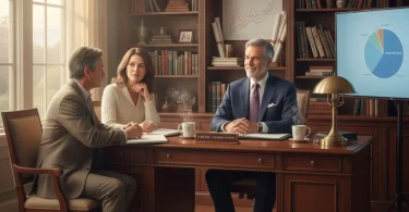 Retirement planning with a financial advisor